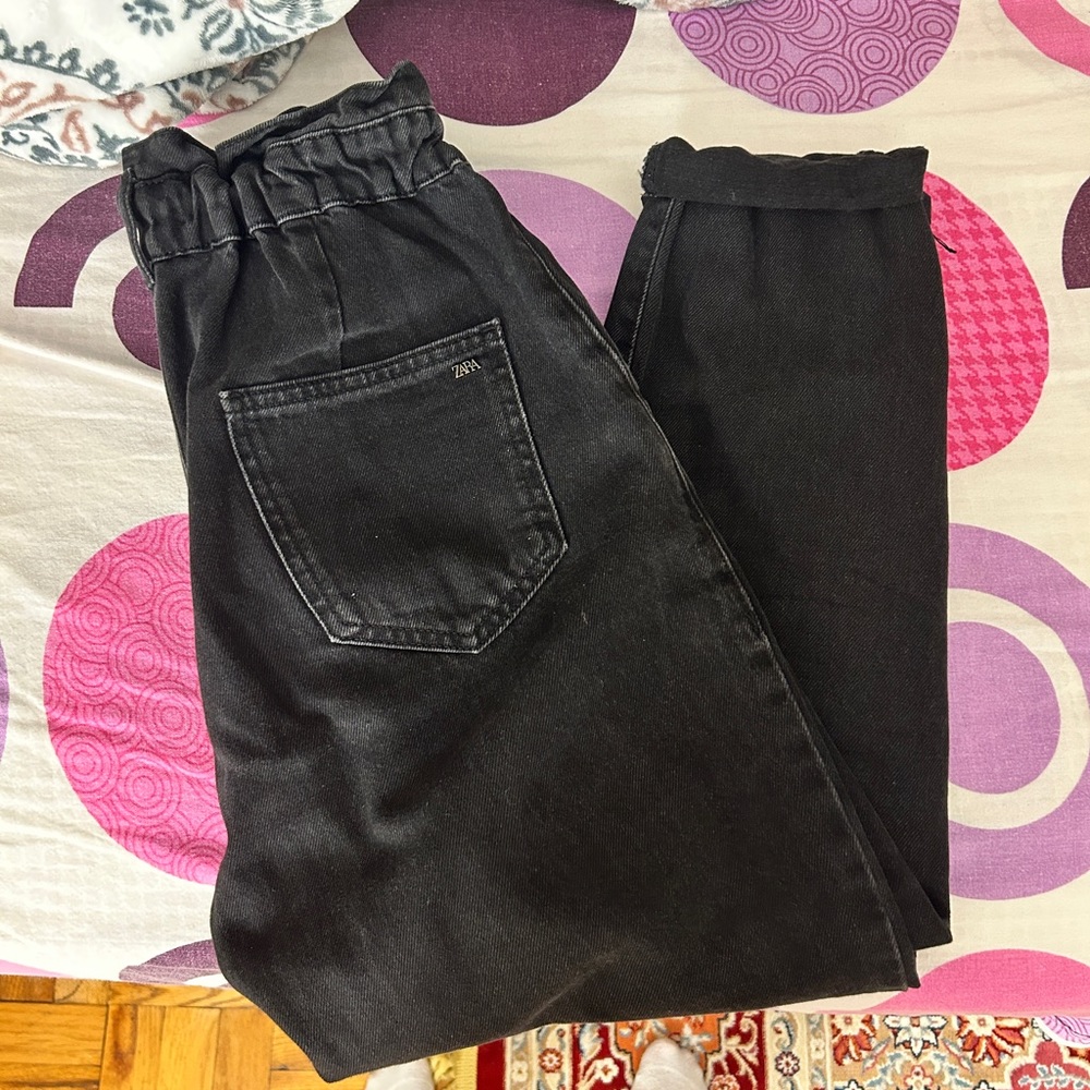 Zara Black High Rise Jean Size 2
